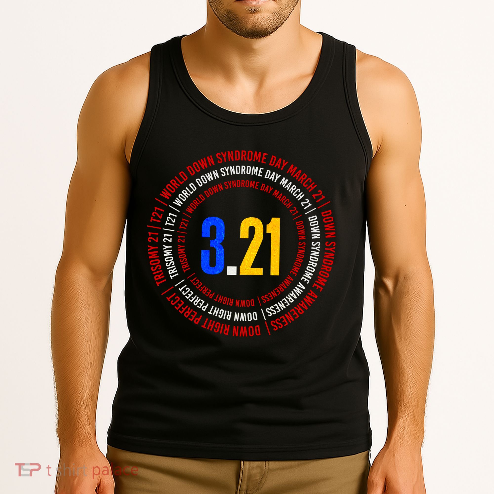 Down Syndrome 3.21 Shield Tank Top