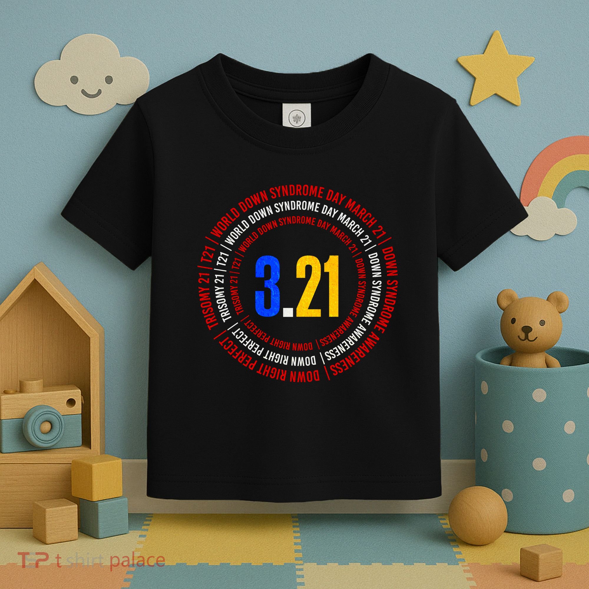 Down Syndrome 3.21 Shield Toddler T-Shirt