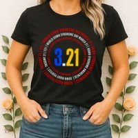 Down Syndrome 3.21 Shield Women's T-Shirt thumb 2