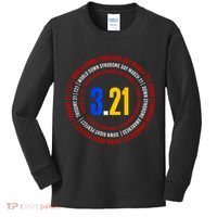 Down Syndrome 3.21 Shield Kids Long Sleeve Shirt thumb 0