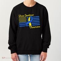Down Syndrome American Flag Women's Sweatshirt thumb 0
