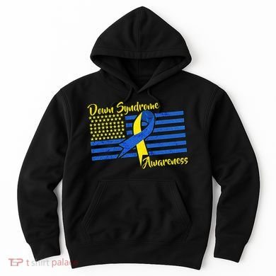 Down Syndrome American Flag Hoodie