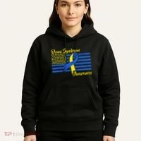 Down Syndrome American Flag Hoodie thumb 5