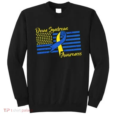 Down Syndrome American Flag Sweatshirt