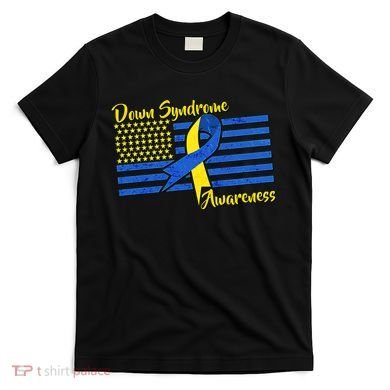 Down Syndrome American Flag T-Shirt
