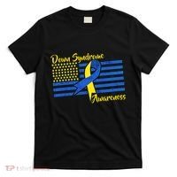 Down Syndrome American Flag T-Shirt thumb 0