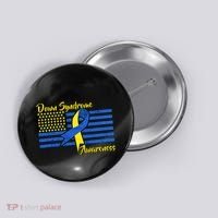 Down Syndrome American Flag Button thumb 0