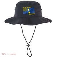 Down Syndrome American Flag Bucket Hat thumb 0