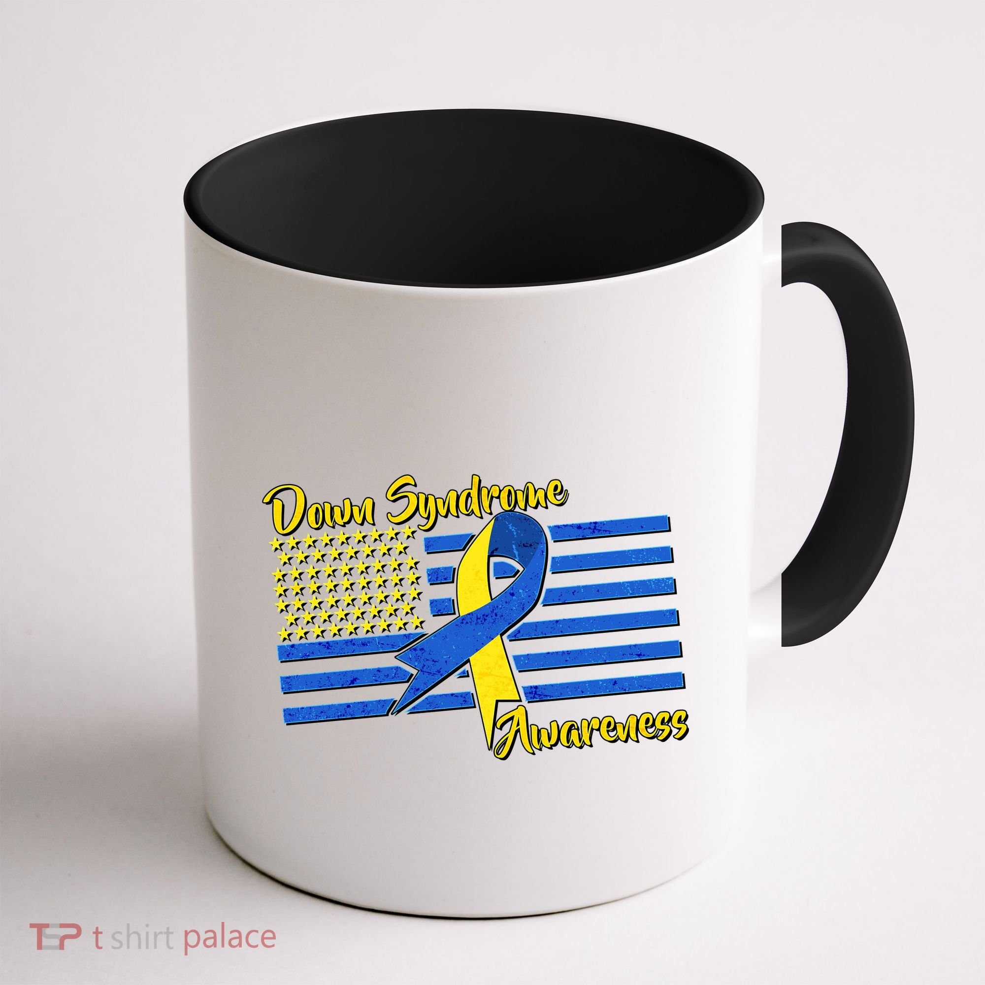 Down Syndrome American Flag Coffee Mug