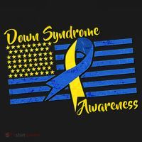 Down Syndrome American Flag Mousepad thumb 1