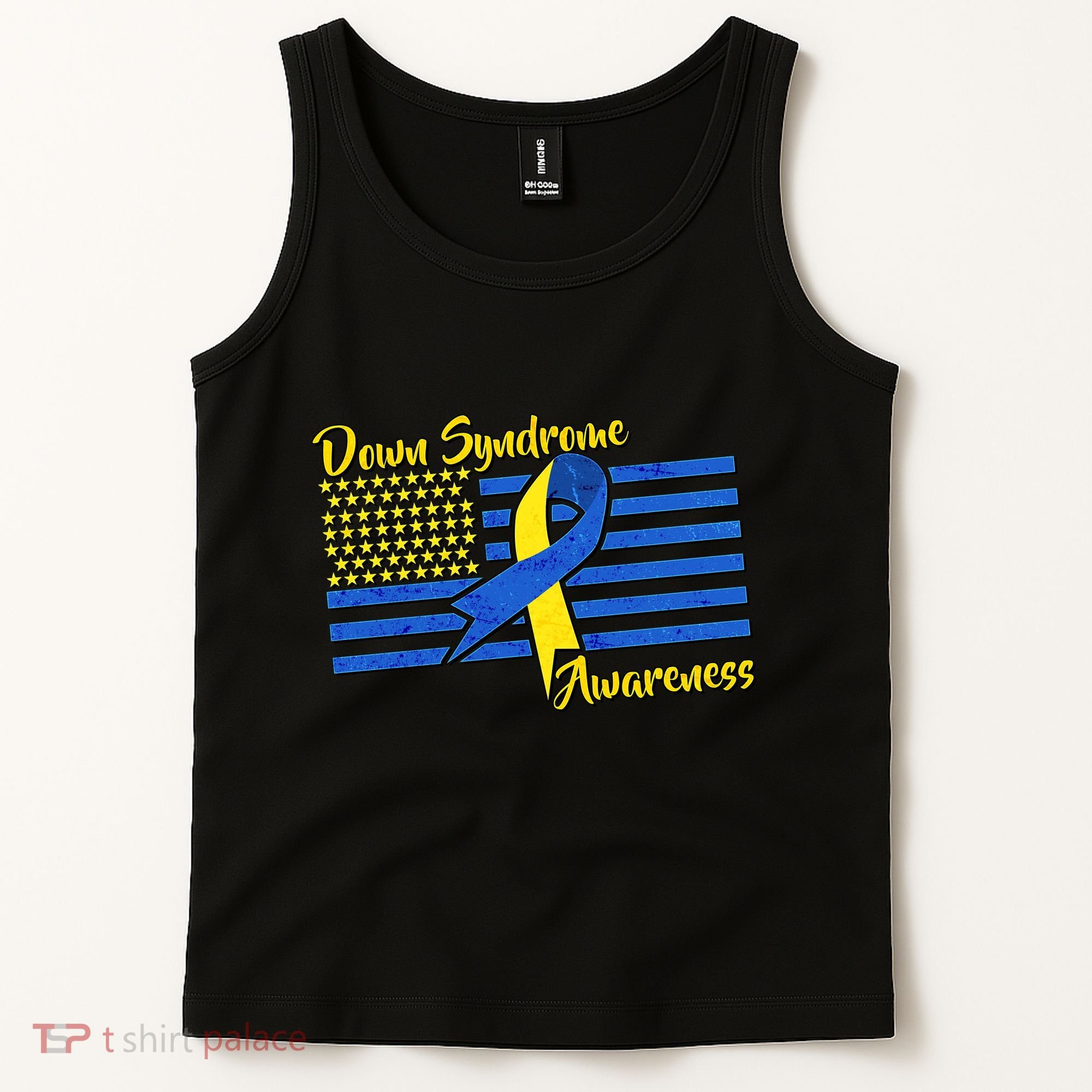 Down Syndrome American Flag Tank Top