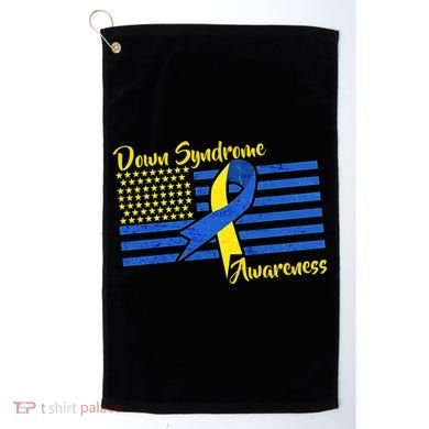 Down Syndrome American Flag Golf Towel