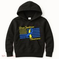Down Syndrome American Flag Kids Hoodie thumb 0