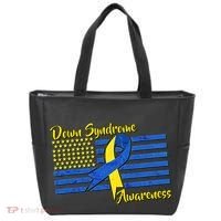 Down Syndrome American Flag Tote Bag thumb 0