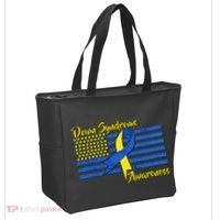 Down Syndrome American Flag Tote Bag thumb 2
