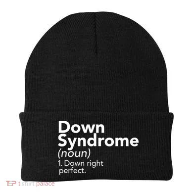Down Syndrome Available Down Right Perfect Beanie