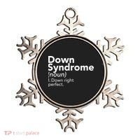 Down Syndrome Available Down Right Perfect Ornament thumb 0