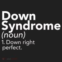 Down Syndrome Available Down Right Perfect Golf Towel thumb 3