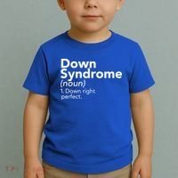 Down Syndrome Available Down Right Perfect Toddler T-Shirt thumb 2