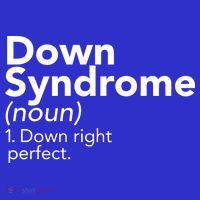 Down Syndrome Available Down Right Perfect Women's Long Sleeve Shirt thumb 2