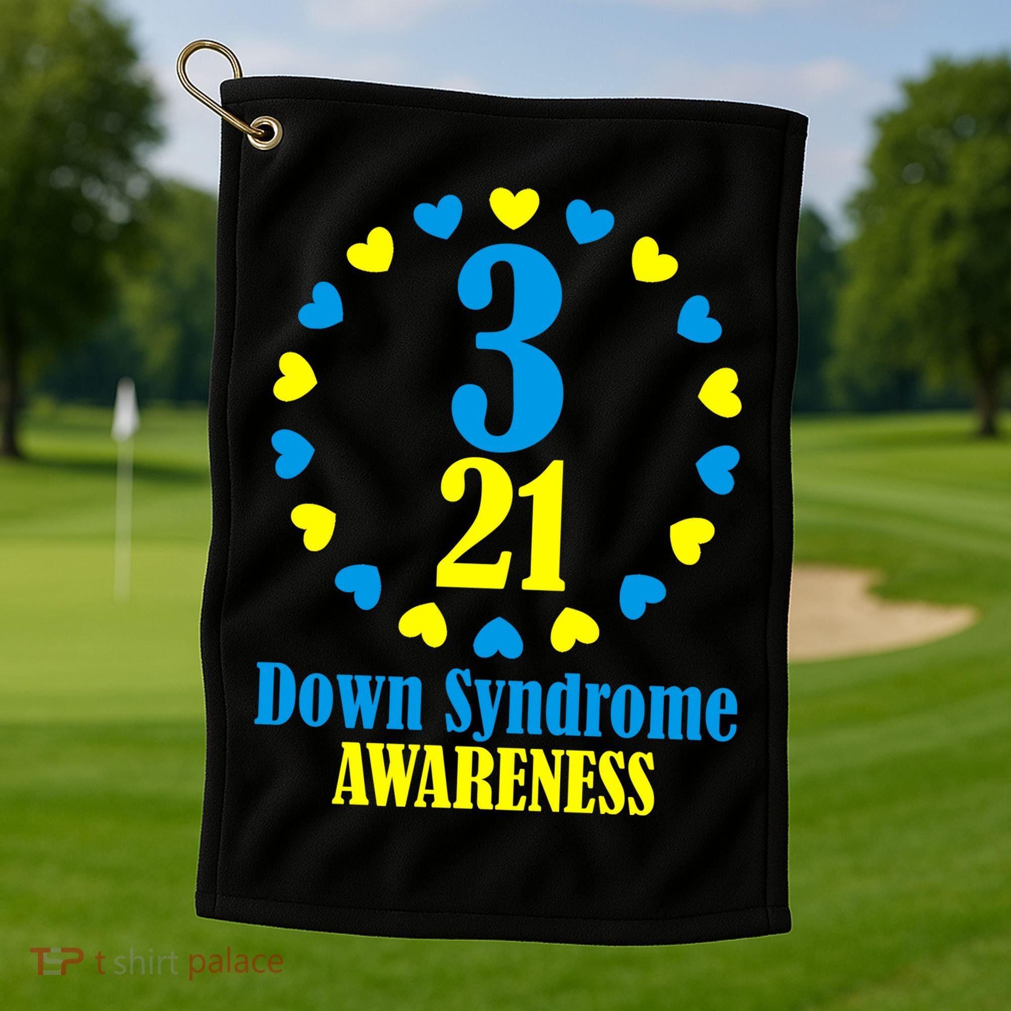 Down Syndrome Awareness Golf Towel