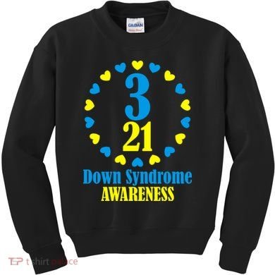 Down Syndrome Awareness Kids Sweatshirt