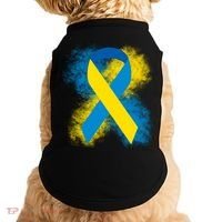 Down Syndrome Awareness Blue & Yellow Ribbon Doggie Tank thumb 0