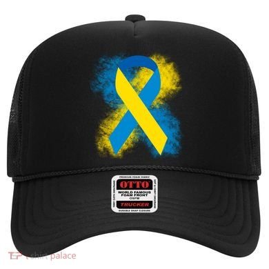 Down Syndrome Awareness Blue & Yellow Ribbon Hat