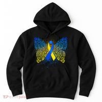 Down Syndrome Awareness Butterfly Ribbon Hoodie thumb 0