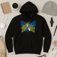 Down Syndrome Awareness Butterfly Ribbon Hoodie thumb 3