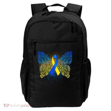 Down Syndrome Awareness Butterfly Ribbon Backpack