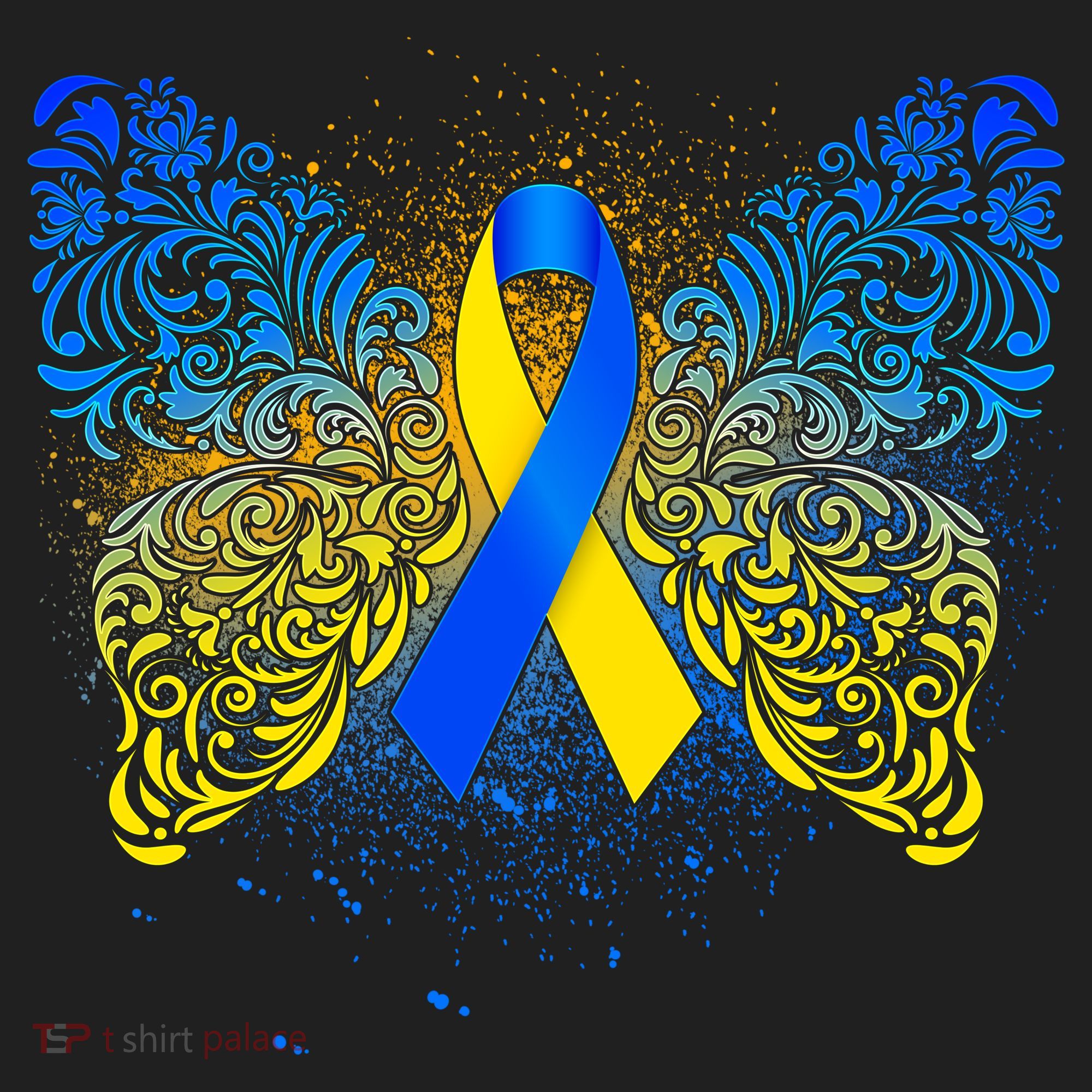 Down Syndrome Awareness Butterfly Ribbon Tumbler