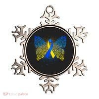 Down Syndrome Awareness Butterfly Ribbon Ornament thumb 0