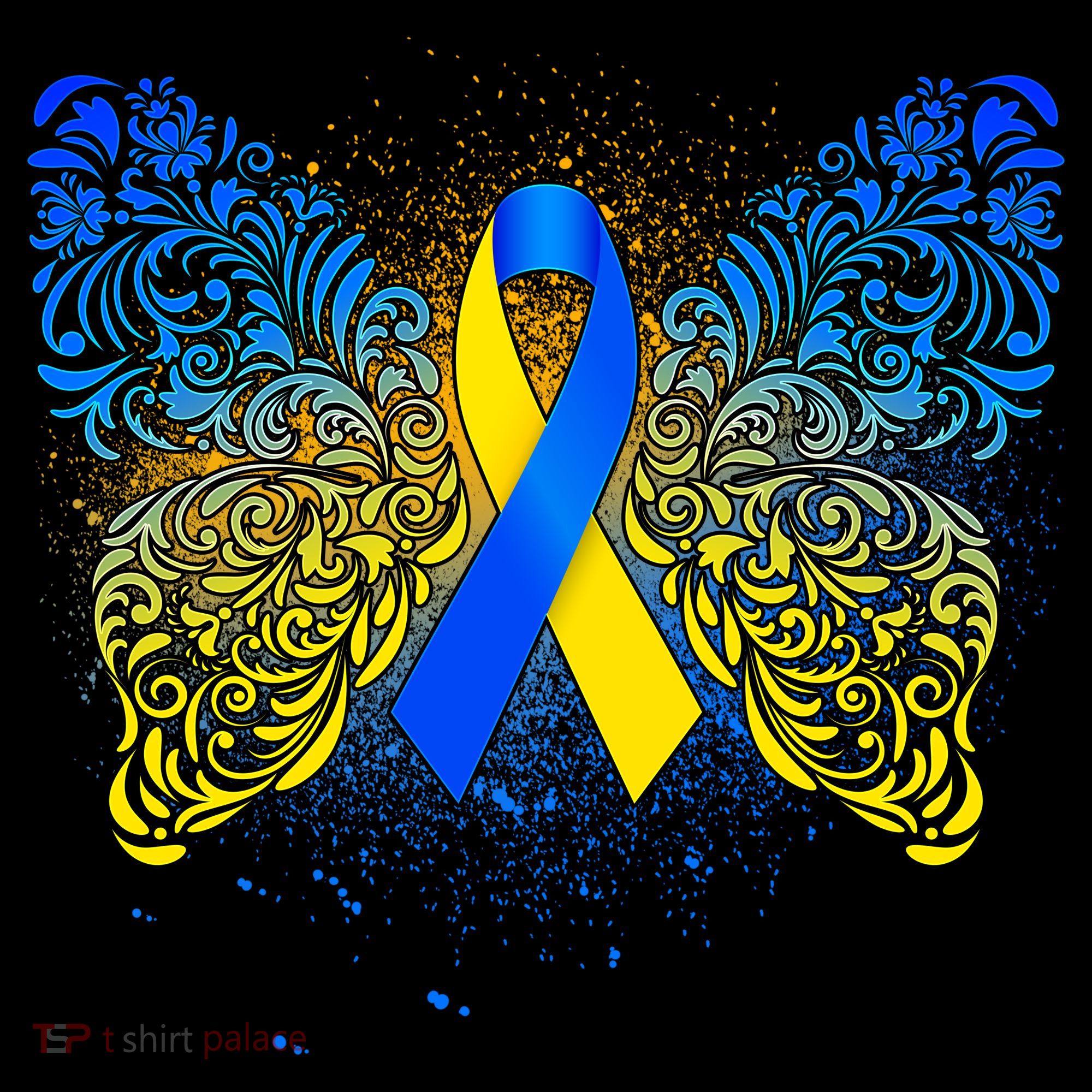 Down Syndrome Awareness Butterfly Ribbon Women's Tank Top
