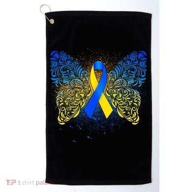 Down Syndrome Awareness Butterfly Ribbon Golf Towel