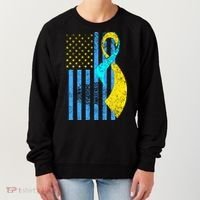 Down Syndrome Awareness Flag Women's Sweatshirt thumb 0