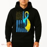 Down Syndrome Awareness Flag Hoodie thumb 2