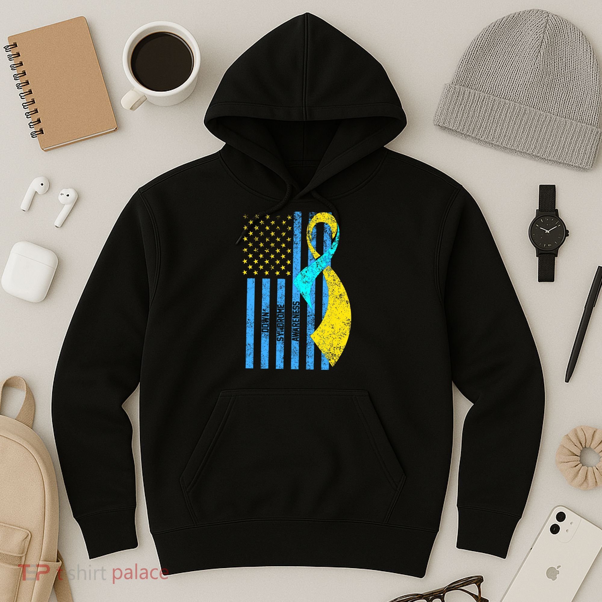 Down Syndrome Awareness Flag Hoodie