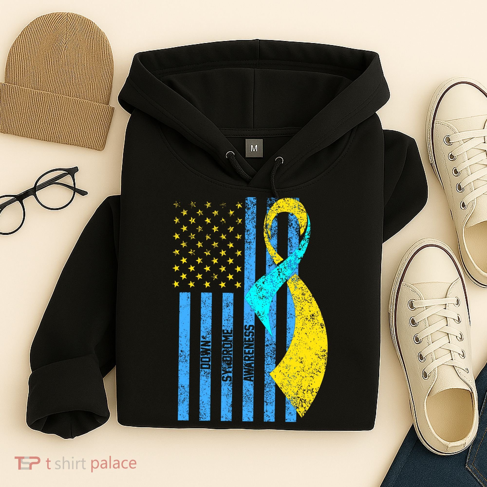 Down Syndrome Awareness Flag Hoodie