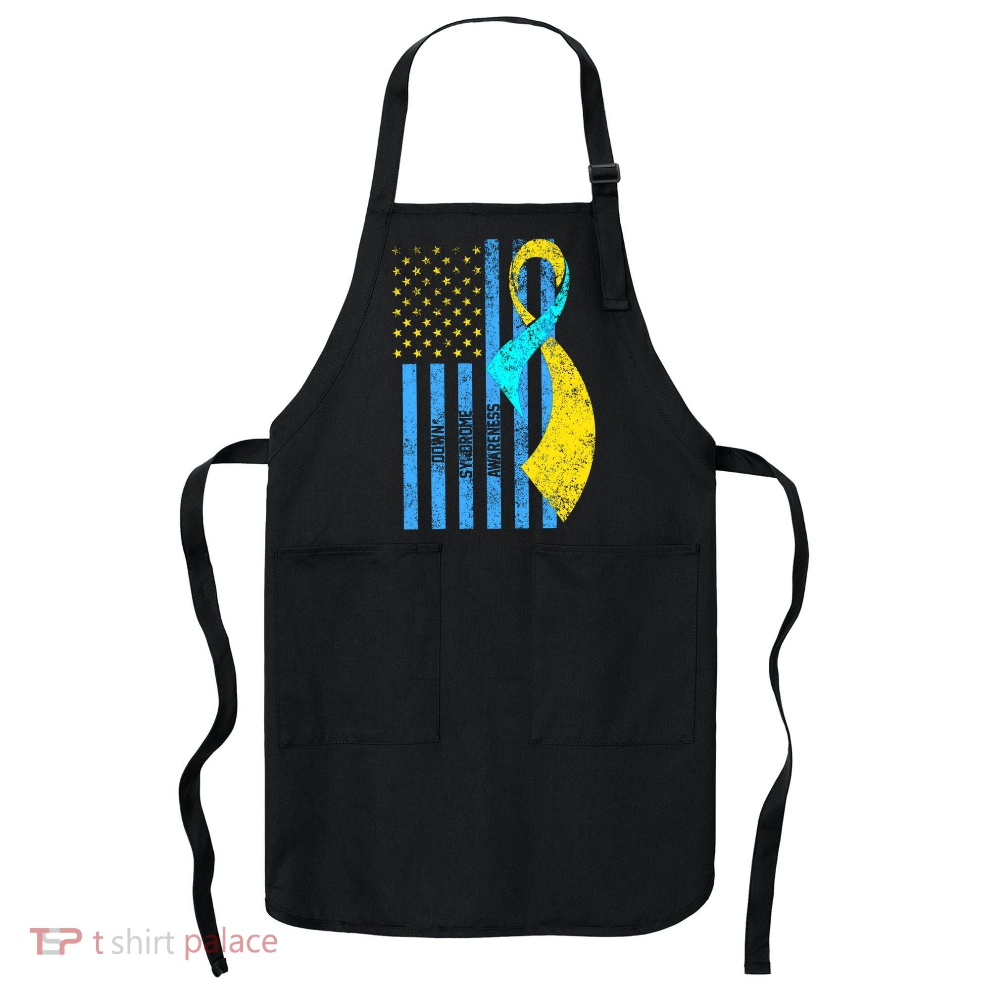 Down Syndrome Awareness Flag Apron