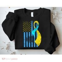 Down Syndrome Awareness Flag Sweatshirt thumb 2