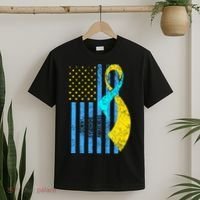 Down Syndrome Awareness Flag T-Shirt thumb 2