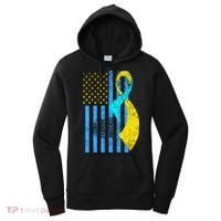 Down Syndrome Awareness Flag Women's Hoodie thumb 0