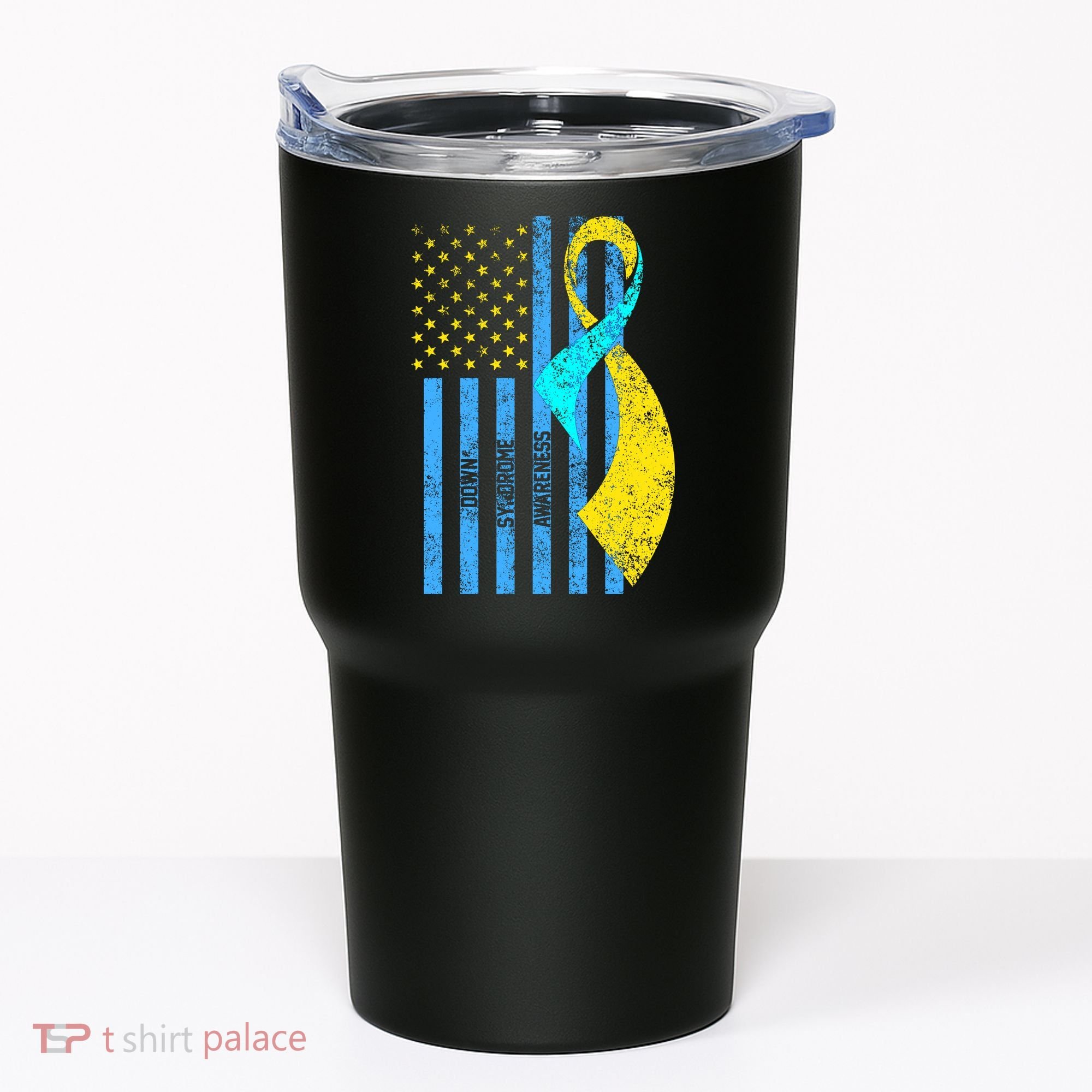 Down Syndrome Awareness Flag Tumbler