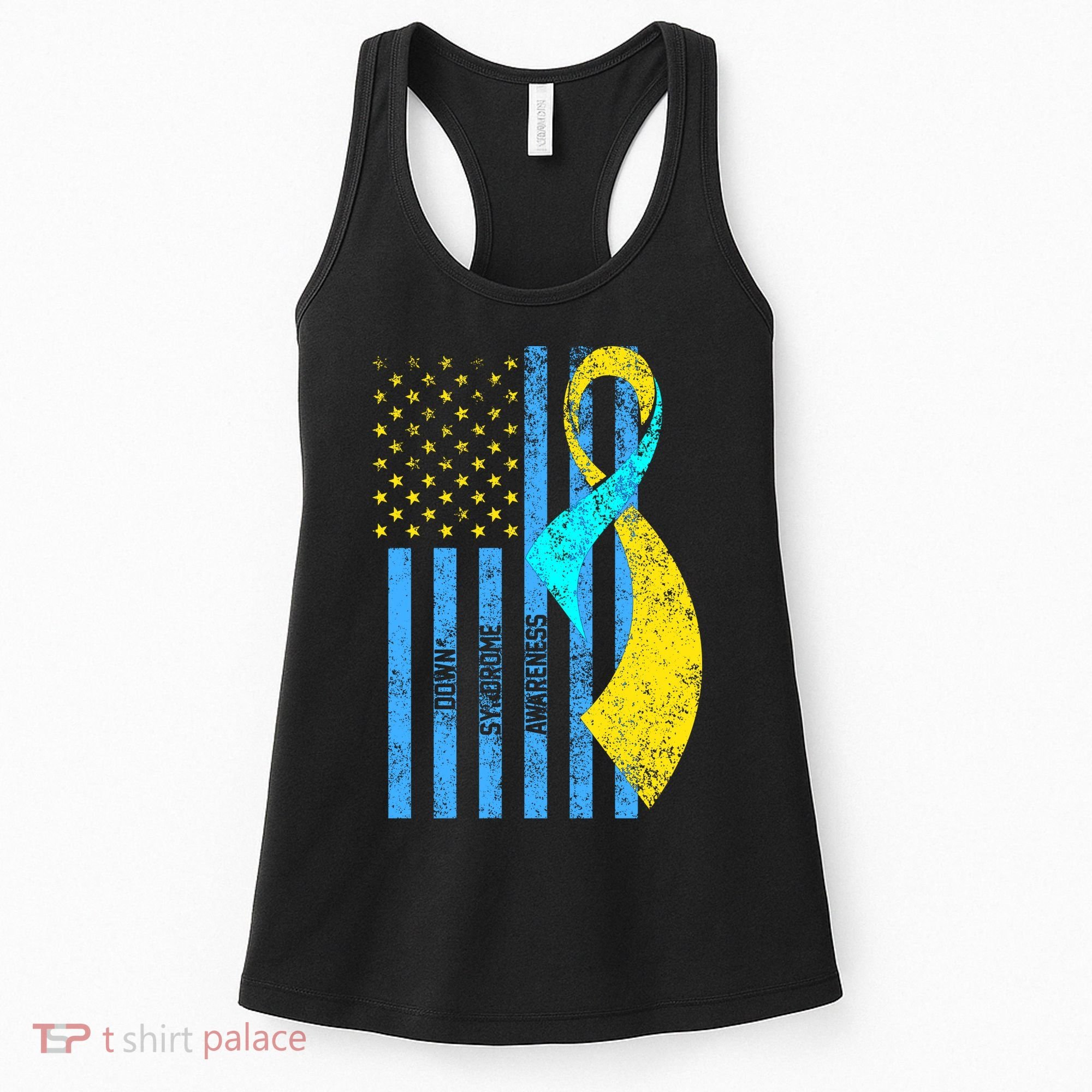 Down Syndrome Awareness Flag Women's Tank Top