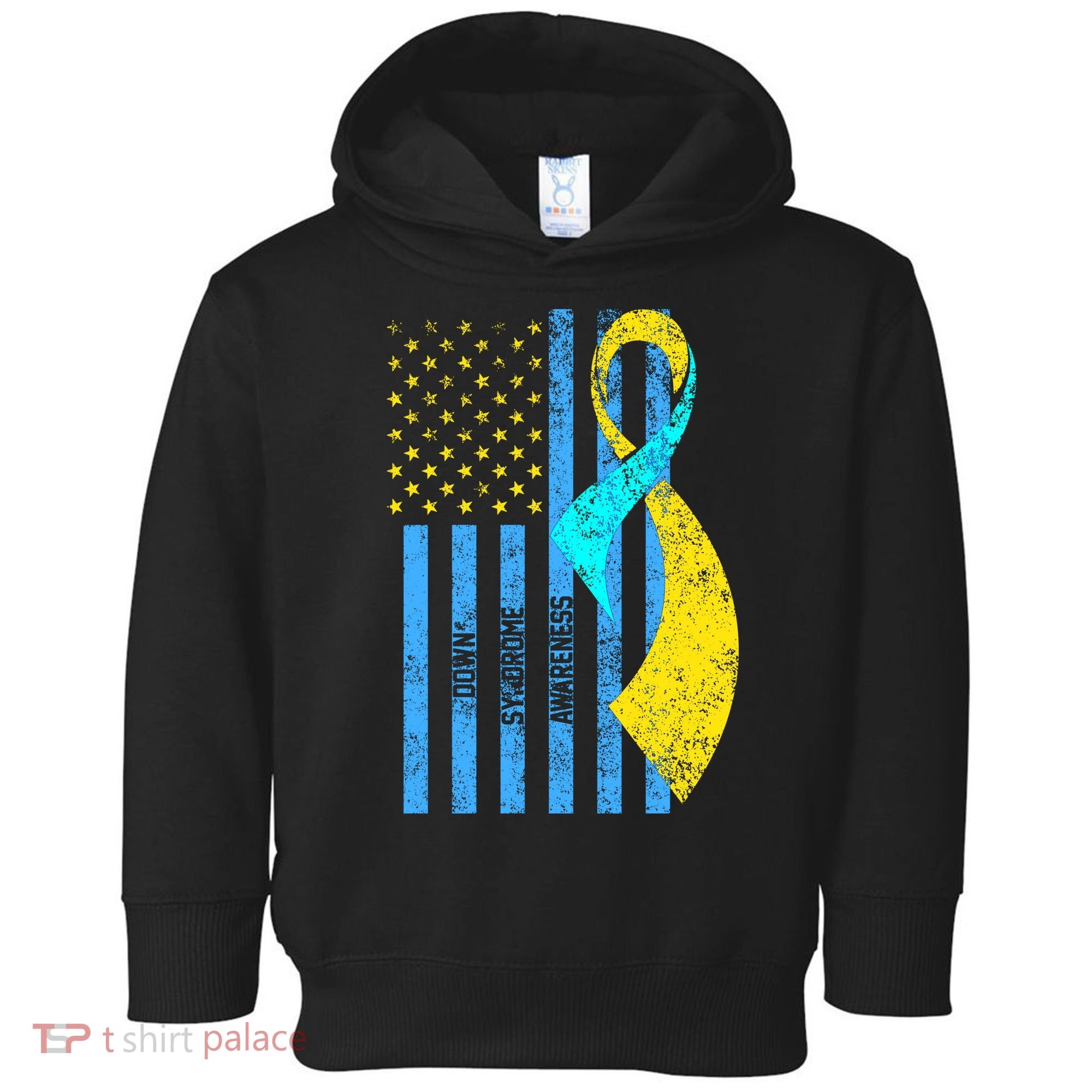 Down Syndrome Awareness Flag Toddler Hoodie