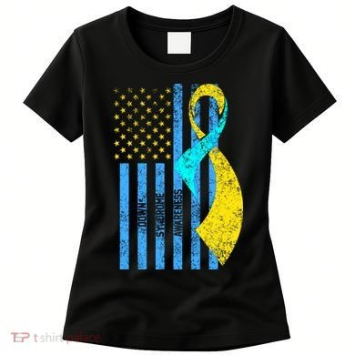 Down Syndrome Awareness Flag Women's T-Shirt