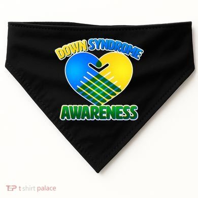 Down Syndrome Awareness Hands Of Love USA-Made Doggie Bandana