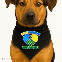 Down Syndrome Awareness Hands Of Love USA-Made Doggie Bandana thumb 1
