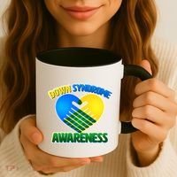 Down Syndrome Awareness Hands Of Love Coffee Mug thumb 3